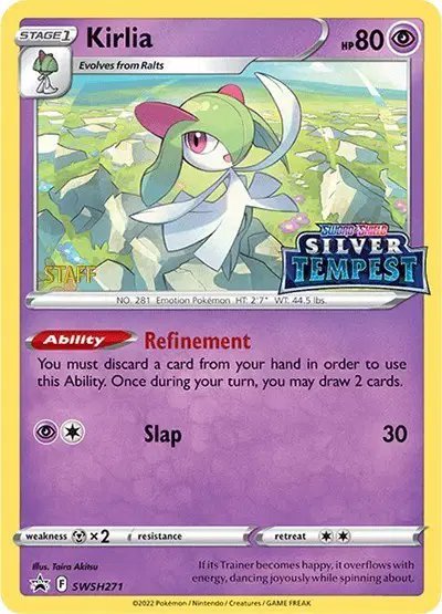 Kirlia (Prerelease) [STAFF] — Sword & Shield Promo SWSH271