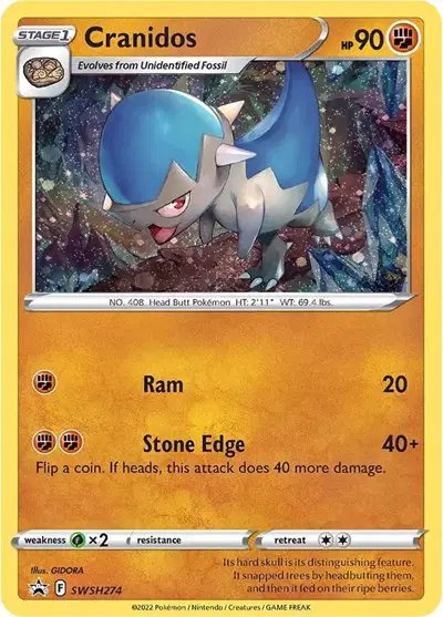 Cranidos — Sword & Shield Promo SWSH274