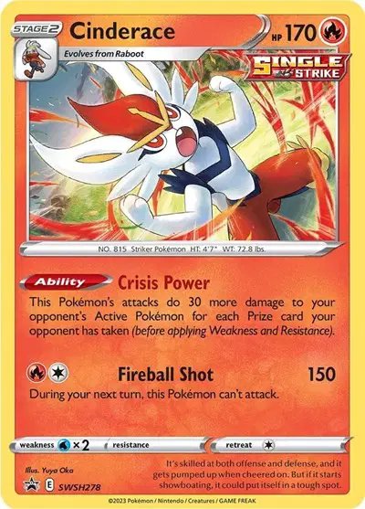 Cinderace — Sword & Shield Promo SWSH278