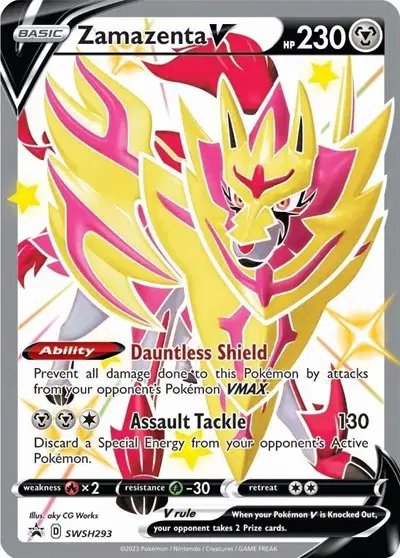 Zamazenta V (Shiny) — Sword & Shield Promo SWSH293