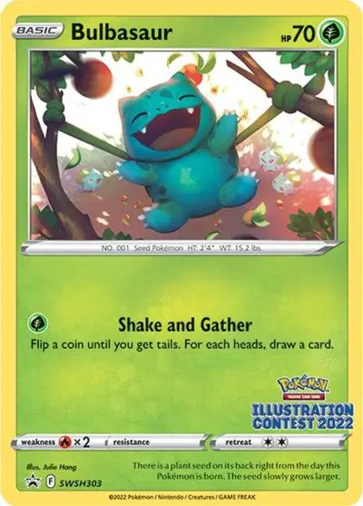 Bulbasaur (Illustration Contest 2022) — Sword & Shield Promo SWSH303