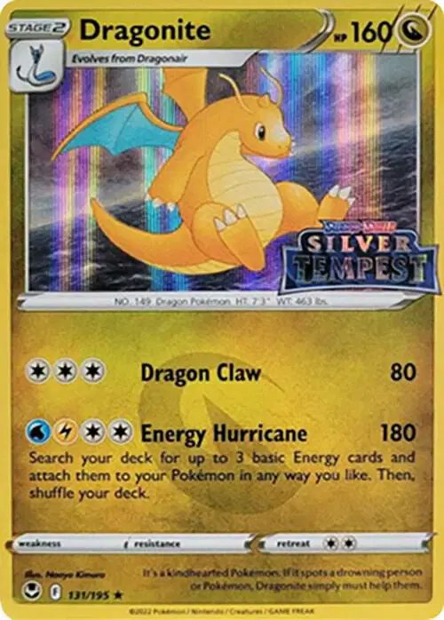 Dragonite (Silver Tempest Stamped) — Sword & Shield Promo 131/195