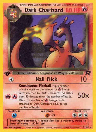 Dark Charizard (21) — Team Rocket 21