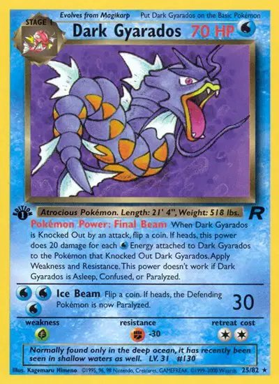 Dark Gyarados (25) — Team Rocket 25
