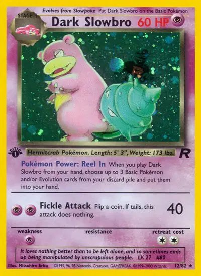 Dark Slowbro (12) — Team Rocket 12