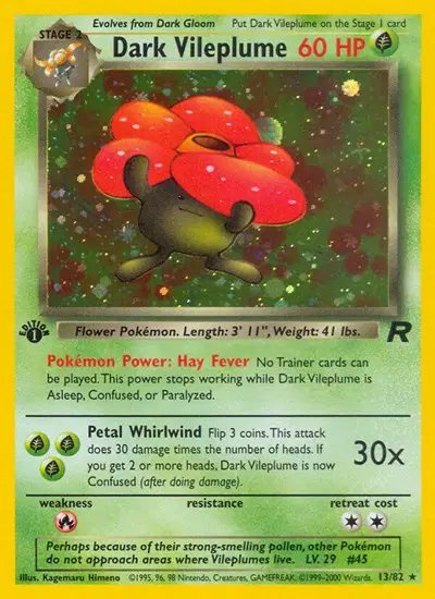 Dark Vileplume (13) — Team Rocket 13
