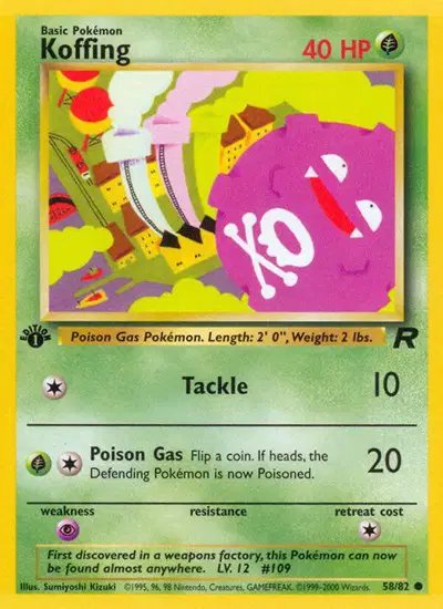 Koffing — Team Rocket 58