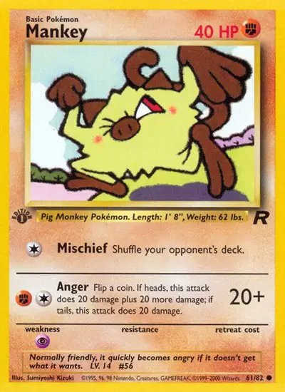 Mankey — Team Rocket 61