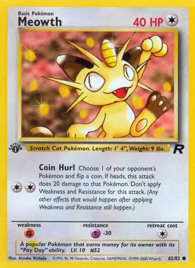 Meowth — Team Rocket 62