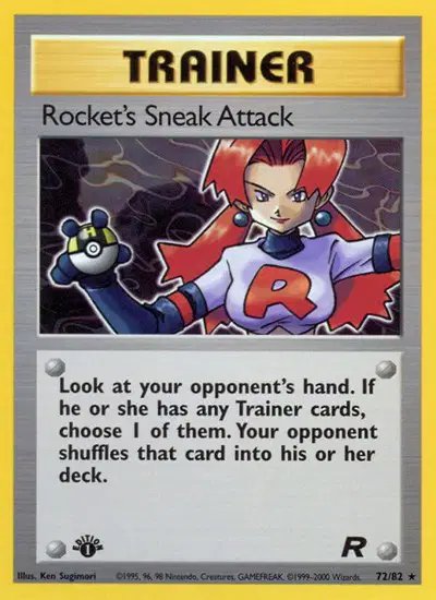 Rocket's Sneak Attack (72) — Team Rocket 72
