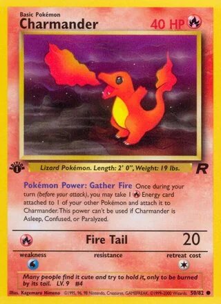 Charmander (1st Edition) — Team Rocket 50/82