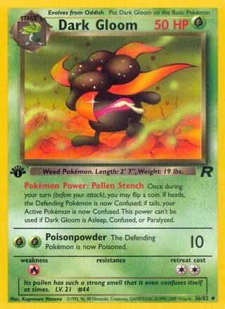 Dark Gloom (1st Edition) — Team Rocket 36/82