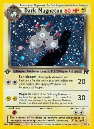 Dark Magneton (1st Edition) — Team Rocket 11/82