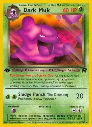 Dark Muk (1st Edition) — Team Rocket 41/82