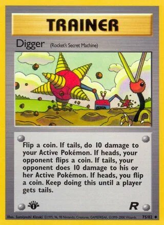 Digger (1st Edition) — Team Rocket 75/82