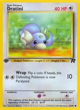 Dratini (1st Edition) — Team Rocket 53/82