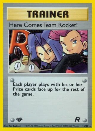 Here Comes Team Rocket! (1st Edition) — Team Rocket 15/82