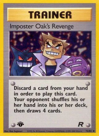 Imposter Oak's Revenge (1st Edition) — Team Rocket 76/82