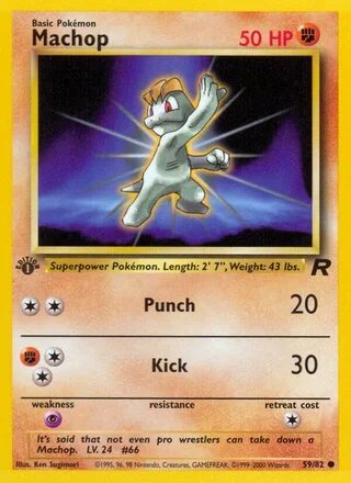 Machop (1st Edition) — Team Rocket 59/82