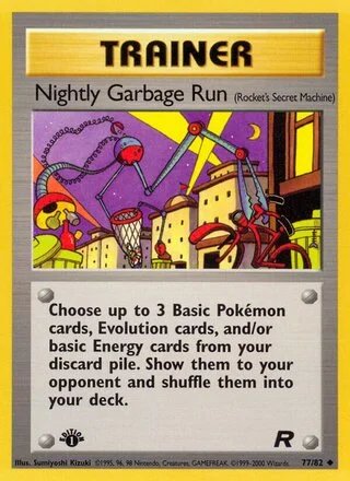 Nightly Garbage Run (1st Edition) — Team Rocket 77/82