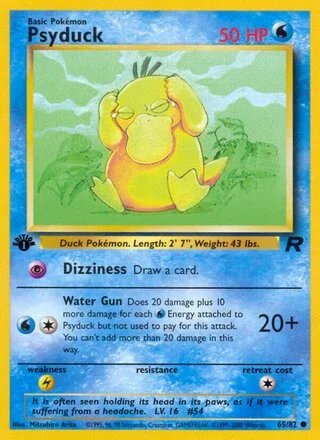 Psyduck (1st Edition) — Team Rocket 65/82