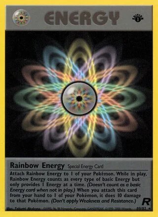 Rainbow Energy (1st Edition) — Team Rocket 80/82
