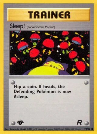 Sleep! (1st Edition) — Team Rocket 79/82