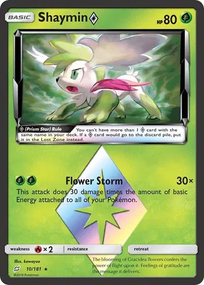 Shaymin Prism Star — Team Up 10