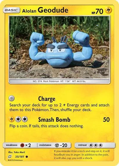 Alolan Geodude (35) — Team Up 35