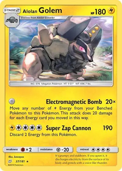 Alolan Golem — Team Up 37