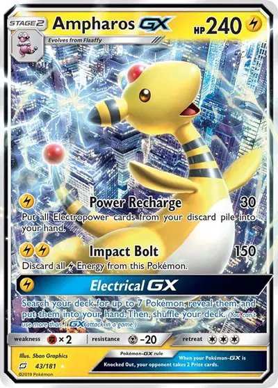 Ampharos GX — Team Up 43