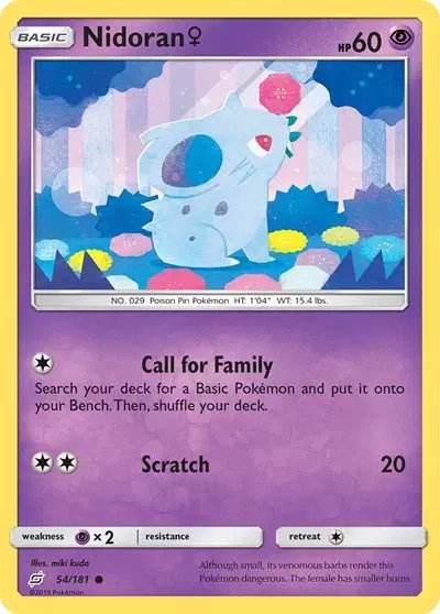 Nidoran F — Team Up 54
