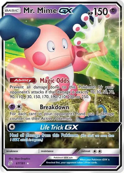 Mr. Mime GX — Team Up 67
