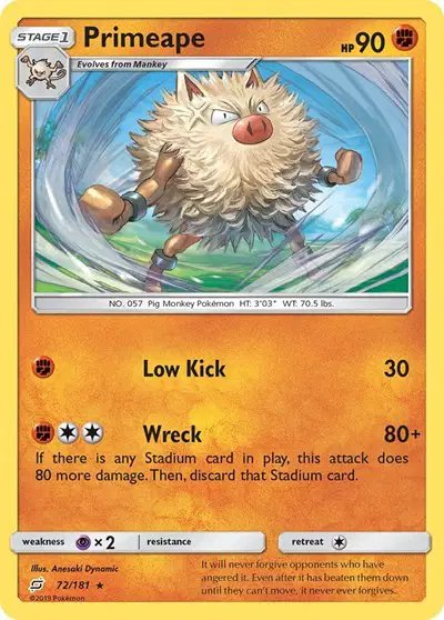 Primeape — Team Up 72