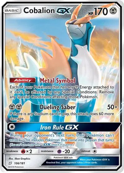 Cobalion GX — Team Up 106