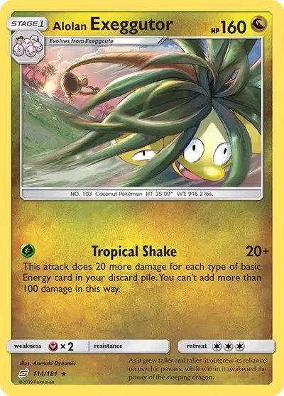 Alolan Exeggutor (114) — Team Up 114