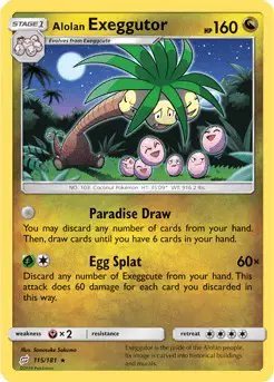 Alolan Exeggutor (115) — Team Up 115