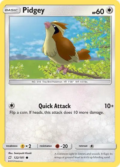 Pidgey (122) — Team Up 122