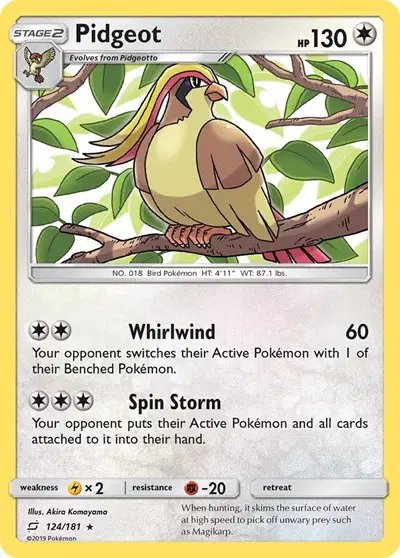 Pidgeot — Team Up 124