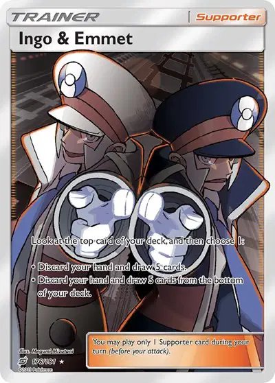 Ingo & Emmet (Full Art) — Team Up 176