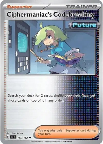 Ciphermaniac's Codebreaking — Temporal Forces 145/162