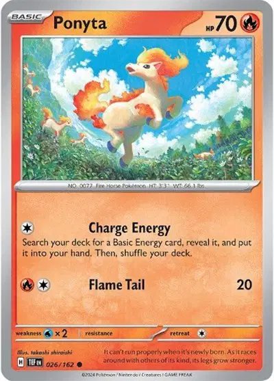 Ponyta — Temporal Forces 026/162