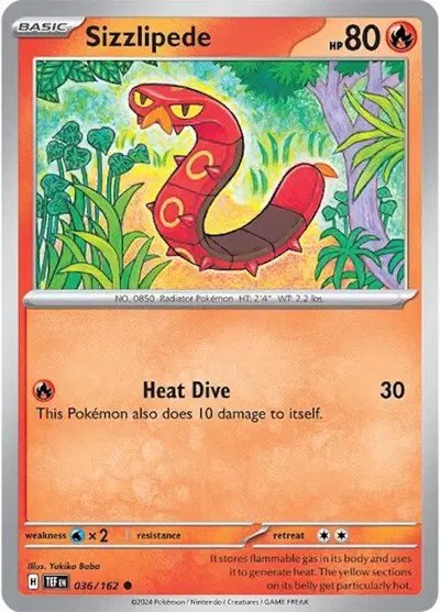 Sizzlipede — Temporal Forces 036/162