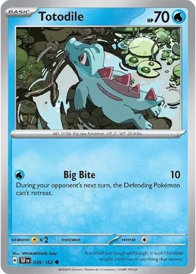 Totodile — Temporal Forces 039/162