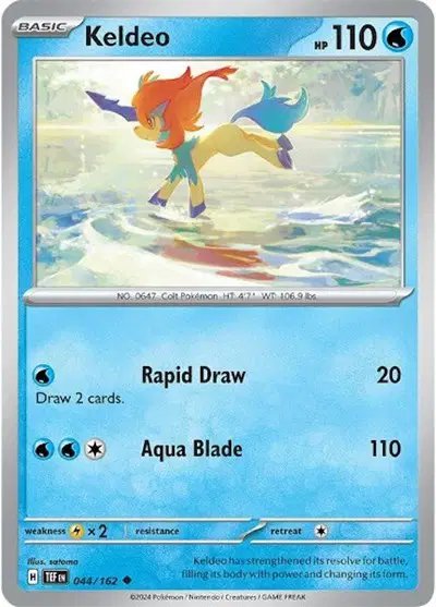 Keldeo — Temporal Forces 044/162