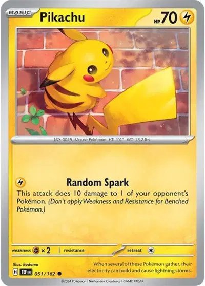 Pikachu — Temporal Forces 051/162