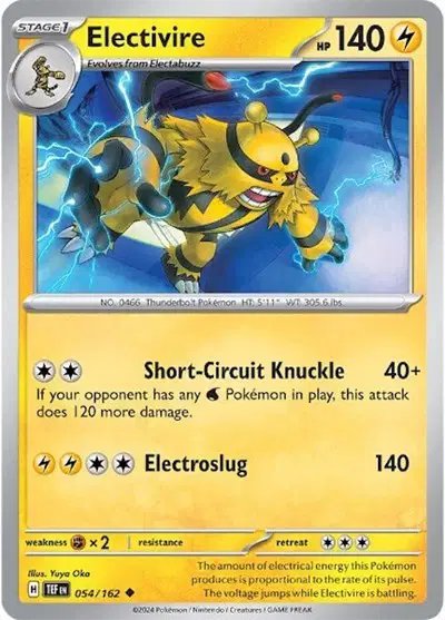 Electivire — Temporal Forces 054/162