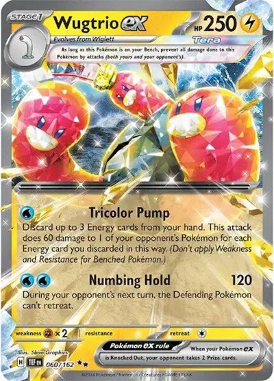 Wugtrio ex — Temporal Forces 060/162