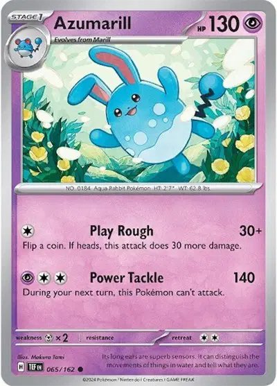 Azumarill — Temporal Forces 065/162