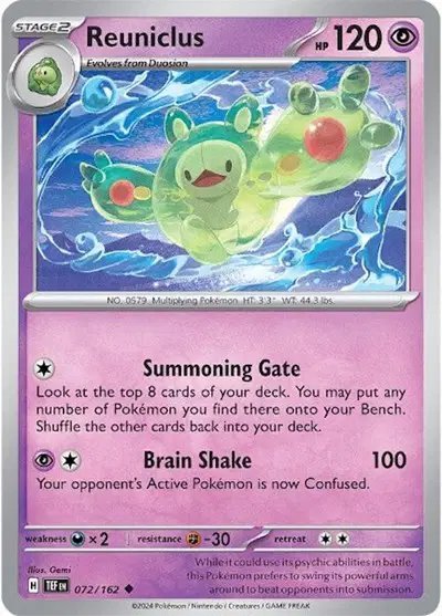 Reuniclus — Temporal Forces 072/162